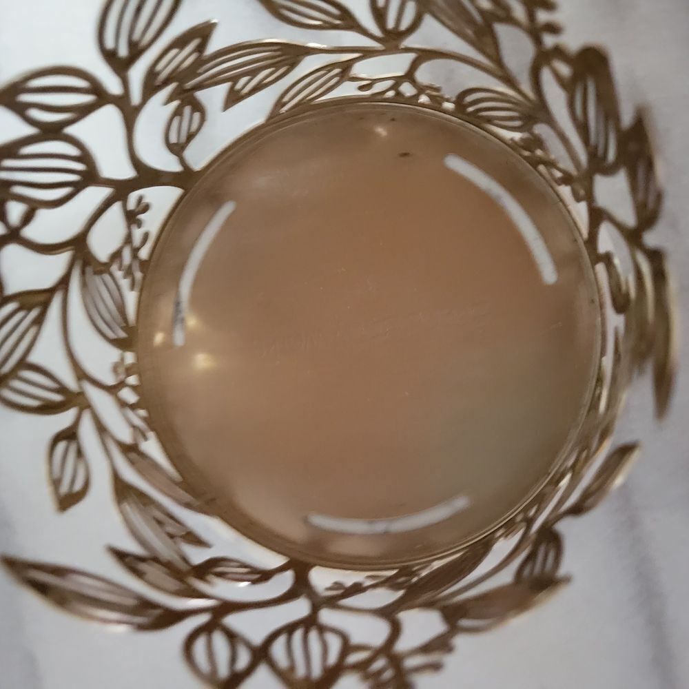 Bath And Body Works Elegant Gold Candle Holder With Marble Base - Picture 5 of 7